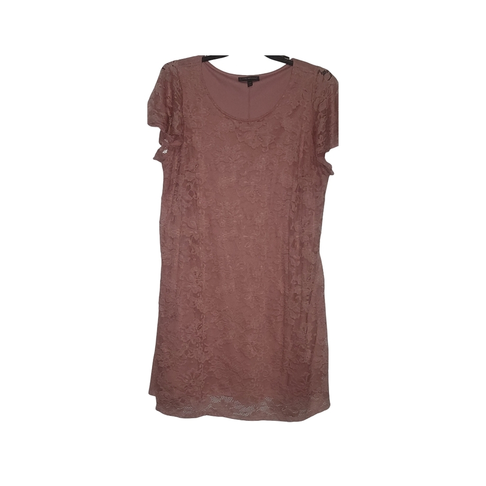 Lane Bryant Mauve Lace Dress